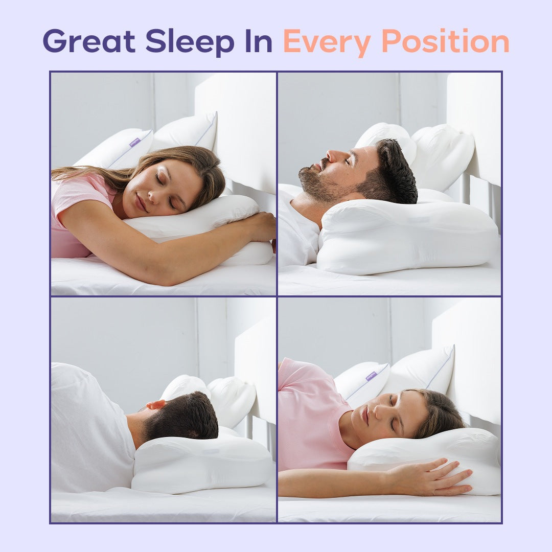 Memory foam neck pillow