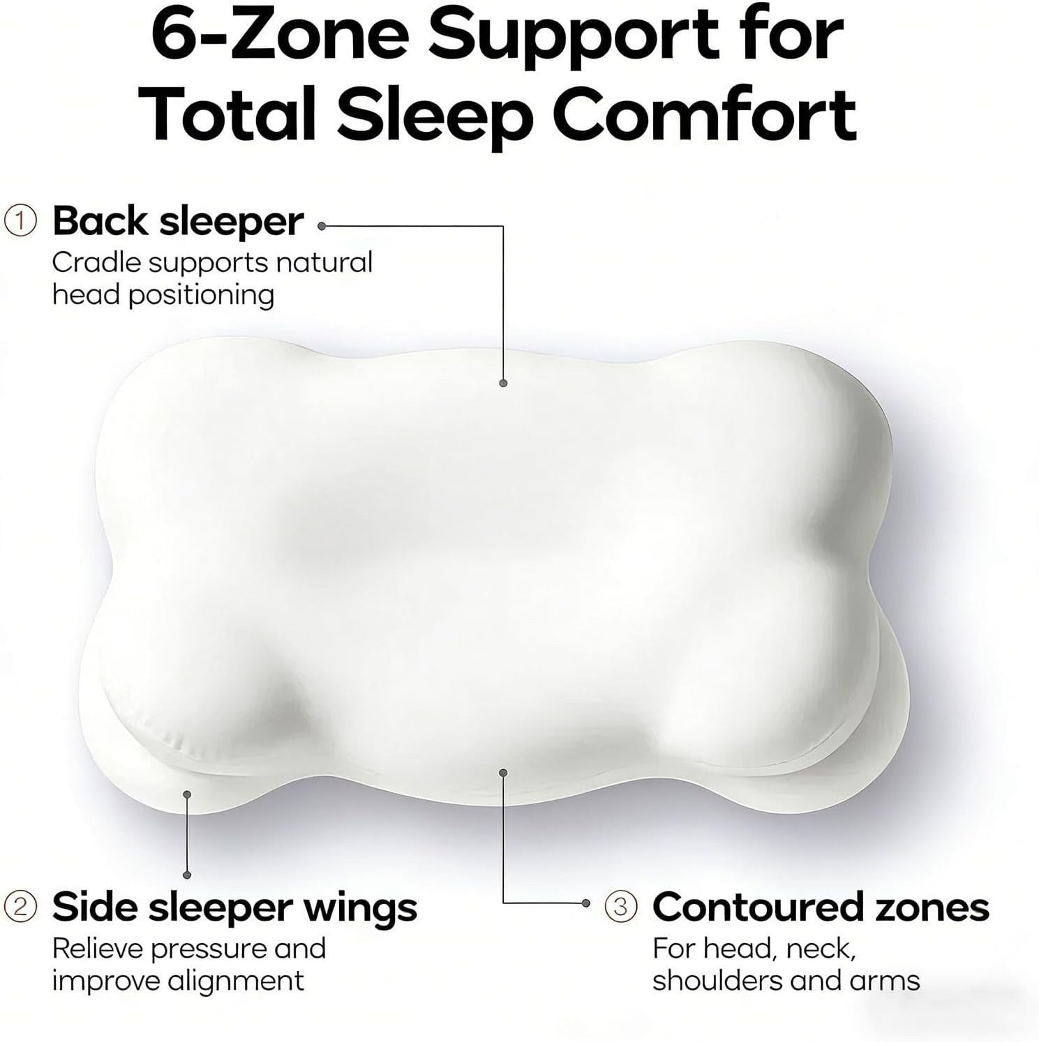 Memory foam neck pillow
